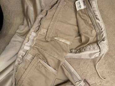 pantalone s: XL (EU 42), L (EU 40), 2XL (EU 44), Normalan struk, Ravne nogavice — 4