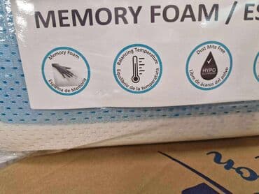 Pillows: Memory foam — 5