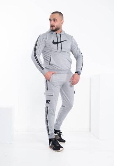 prsluk i pantalone komplet: Nike muška trenerka komplet Novo Pamuk Veličine m l xl 2xl fb — 1