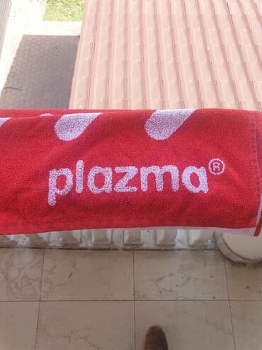 Towels: Beach towels, Monochrome, color - Red — 1