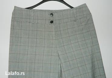 lanene pantalone zenske: M (EU 38), Normalan struk, Ravne nogavice — 1