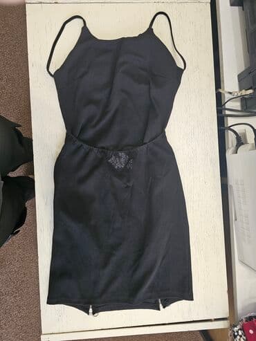 bluza s: S (EU 36), bоја - Crna, Koktel, klub, Na bretele — 5