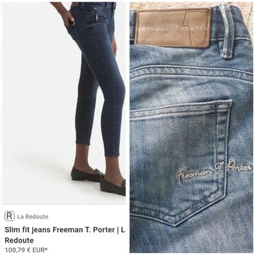 26 broj farmerke: Original freeman porter jeans farmerke, uske, slim, fazonske, broj 26 — 5