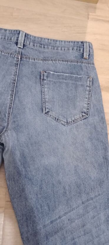 pantalone s: Ženske farmerke Springfield, br.40, deblji teksas, kraći model, 100% — 5