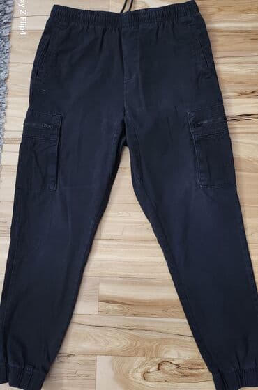 pantalone s: Pantalone, S (EU 48), Champion, Dzeparke, bоја - Crna — 1