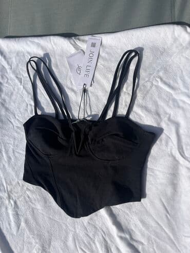 p s bluze i tunike: Hugo Boss, S (EU 36), Likra, Jednobojni, bоја - Crna — 1