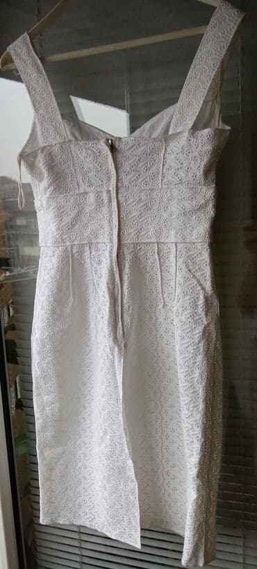 haljina xs s: Dolce & Gabbana M (EU 38), bоја - Bela, Na bretele — 4