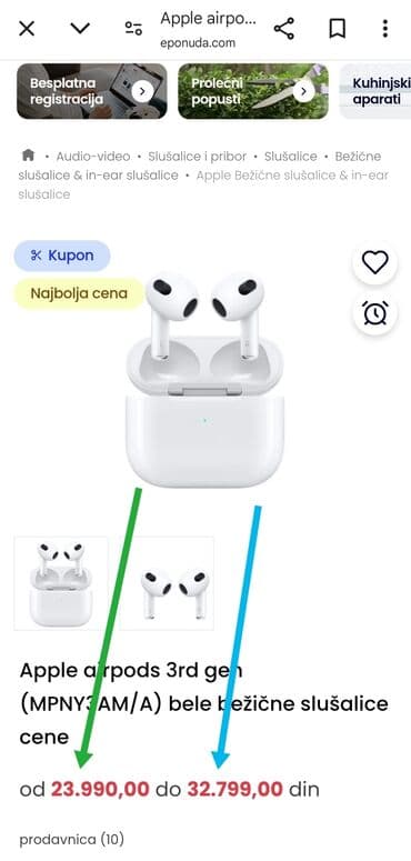 bluetooth slusalice za decu: Predstavljamo neverovatne Apple AirPods 3. generacije sa MagSafe — 1