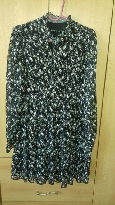 new yorker ranac: S (EU 36), color - Black, Oversize, Long sleeves — 1