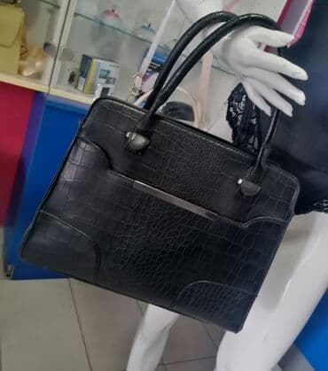crne tasne: Elegantna torbica, Materijal: Veštačka koža — 2