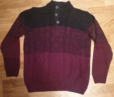 velicina s m: Waikiki dzemper teget bordo boje muski, za muskarce koji nose M — 1
