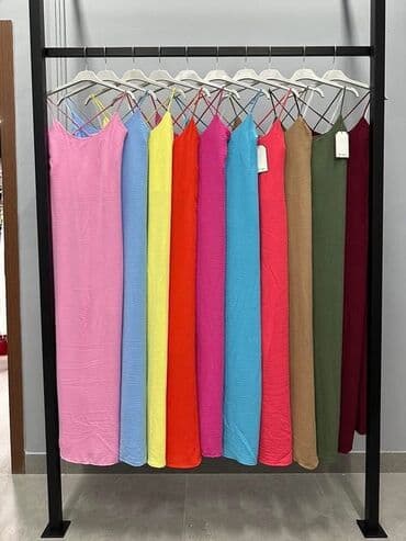 steznik haljina 3 u 1: One size, bоја - Crvena, Oversize, Na bretele — 3