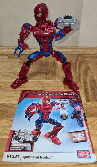 my ling sklapanje igracaka: Spider Man akciona figura dobro očuvana, visina: 25 cm. Sastoji se od — 1