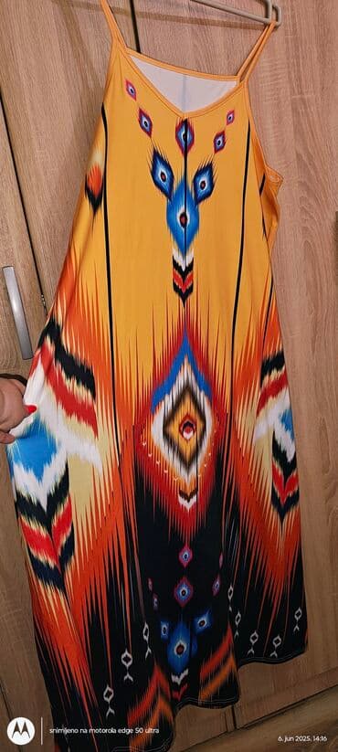 new yorker ranac: A-Dress 4XL (EU 48), color - Multicolored, With the straps — 3