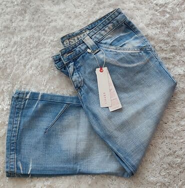 ženske kapri pantalone: Esprit EDC kapri jeans Potpuno nove Veličina 38 Pamuk, elastin — 1