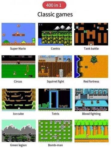 Video igre i konzole: Sup Game Box 400 in 1 Ovo je retro ručna igracka konzola u boji — 3