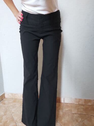 Pantalone: S (EU 36), Visok struk, Zvoncare — 1