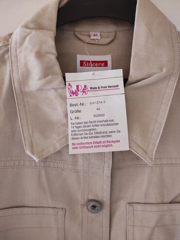 dsquared2 jakna: Sinequanone, M (EU 38), bоја - Bež — 6