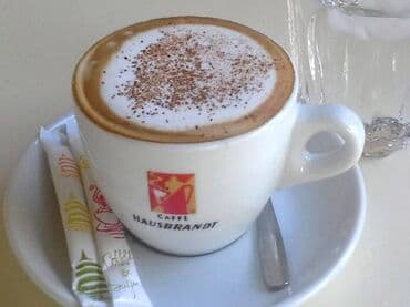 posuđe metalac: Profi šolje hausbrandt za kapućino i espresso vrhunske debeli — 1