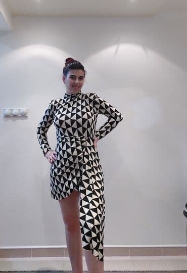 haljine s: One size, bоја - Šareno, Koktel, klub, Dugih rukava — 1