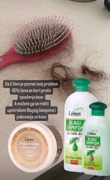 sophie's choice olovka za obrve: Limes blagi šampon za svaki dan, u kombinaciji sa pakovanjem za kosu — 1
