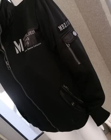 duks vel m: Duks, L (EU 52), XL (EU 54), bоја - Crna, Sa džepovima — 1