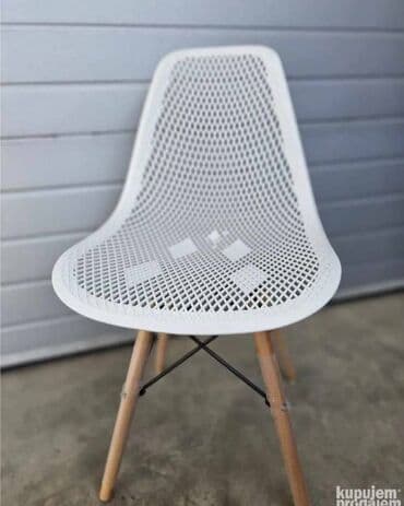 lidl tabure za decu: Moderne stolice charlie sa rupicama! ⚠️bele i sive na stanju! — 4