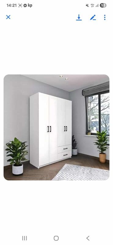 komode sa nogicama: 30000 din. Dimenzije proizvoda: Širina: 120 cm Visina: 180 cm — 4