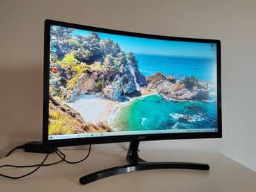 Monitori: Acer Zakrivljen Monitor Nitro 144Hz Acer zakrivljen monitor ED242QR — 2
