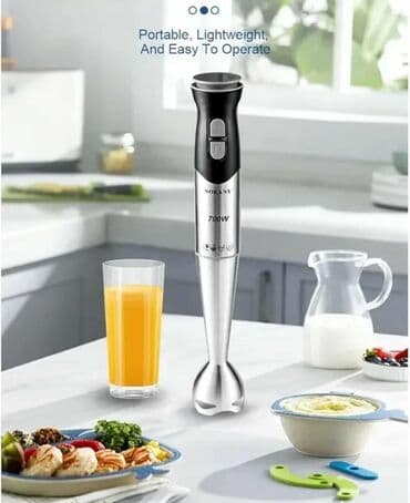 delimano štapni mikser 3 u 1: Sokany ručni blender 700w Efikasan i moćan, unesite udobnost u vaš — 1