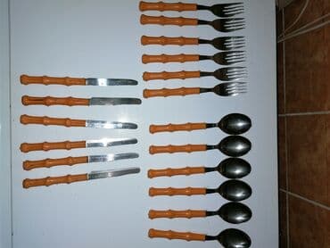 Kuhinjska oprema: 6. kašika, 6.viljušaka i 6.noževa — 2