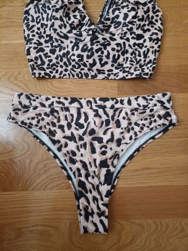push up helanke novi sad: M (EU 38), Poliester, Leopard, krokodil, zebra, bоја - Bež — 2