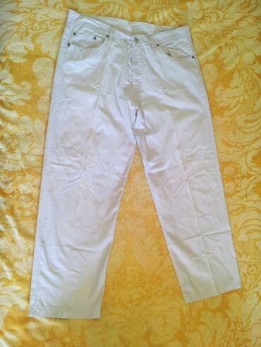 elegantne pantalone sa visokim strukom: Farmerke, 38 / 34, Loose fit — 9