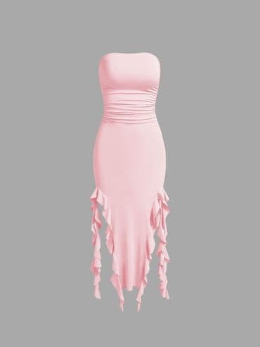 kaftan haljine za plazu new yorker: 2XL (EU 44), Koktel, klub, Dugih rukava — 9