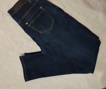 vunene pantalone: 29, 32, Keper, Normalan struk, Ravne nogavice — 2
