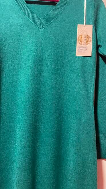 bluza s: M (EU 38), Pamuk, Jednobojni, bоја - Zelena — 3