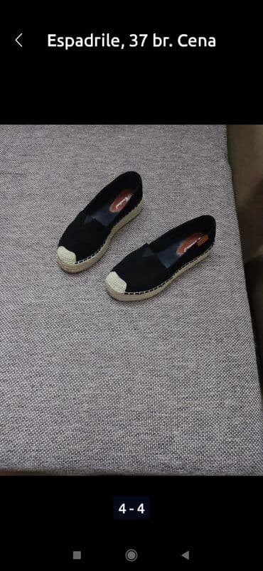 obuca batajnica: Espadrile, 37 — 2