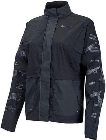 stalak za ruke manikir: Jakna za prelazni period, S (EU 48), Nike, bоја - Crna — 1