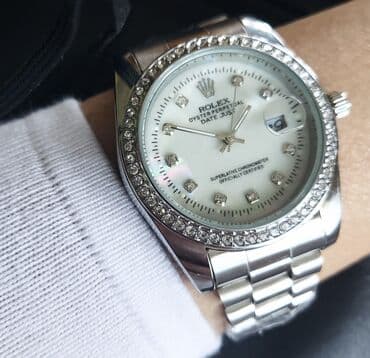 sampon sa belim lukom: Klasični sat, Rolex, Ženski — 1