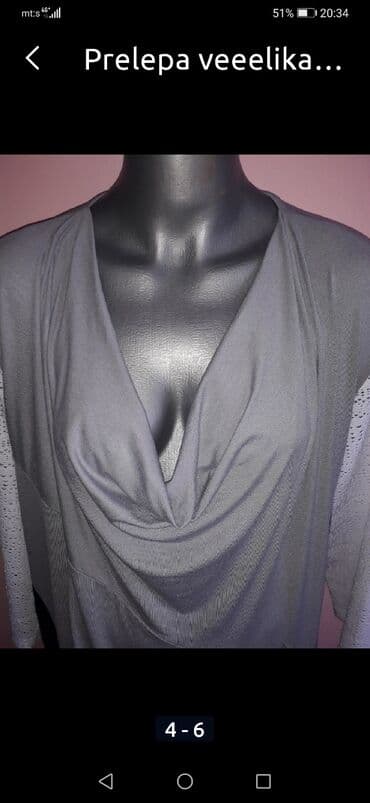 svecane pantalone i tunike: One size, bоја - Siva — 5