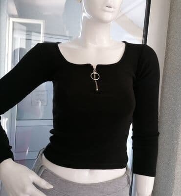 majice na veliko novi pazar: S (EU 36), Pamuk, bоја - Crna — 3