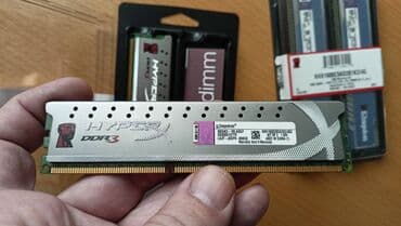 RAM Memorije: Kingston Kit 2x2Gb Hyper X ddr3 1600Mhz CL9-vrhunska memorija — 2