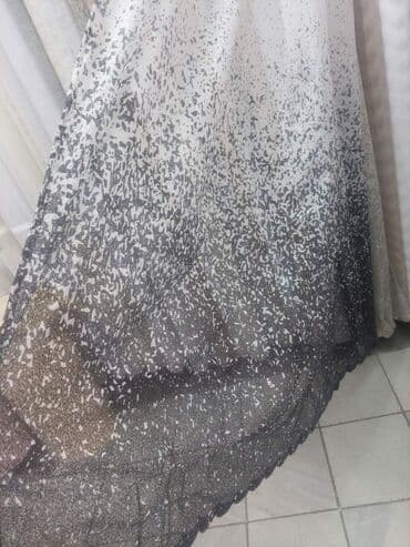 etisoni na metar: Light filtering curtains, color - Grey — 5
