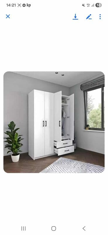 komode sa nogicama: 30000 din. Dimenzije proizvoda: Širina: 120 cm Visina: 180 cm — 3