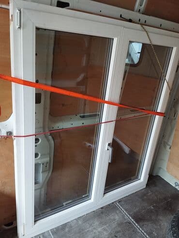 pvc prozori polovni: Prozori Dvokrilni PVC Sirina     visina 130cm x 150 cm    100e 134cm — 3