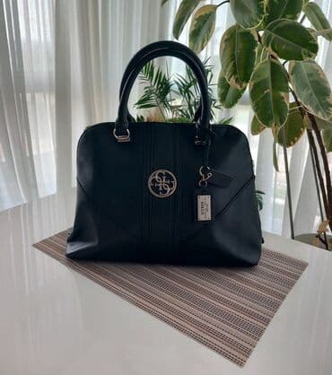 kožna torba: Elegantna torbica, Guess, Materijal: Koža — 1