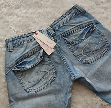 ženske kapri pantalone: Esprit EDC kapri jeans Potpuno nove Veličina 38 Pamuk, elastin — 4