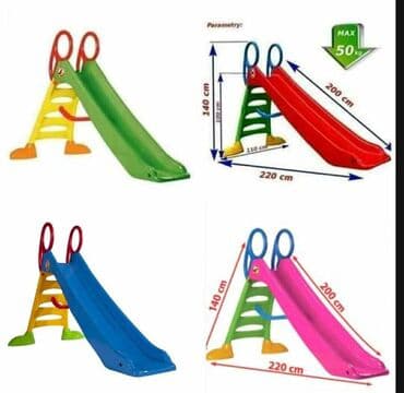 Sve za decu: Veliki dohany tobogan 2 m - - Dimenzije: ?140 cm,nosivosti do 50 kg — 1