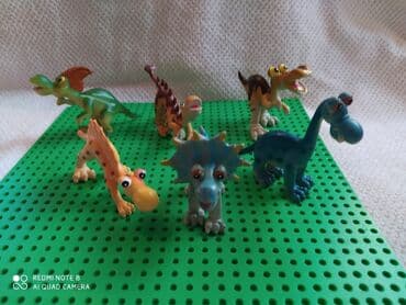 Set dinosaurusa,puna meka plastika,6 komada u savršenom stanju — 1