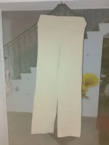 elegantne pantalone sa visokim strukom: S (EU 36), Normalan struk, Ravne nogavice — 3